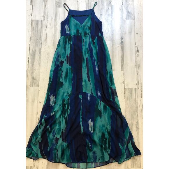 Gorgeous Pea in The Pod Maxi Dress sz S EUC - Picture 2 of 3